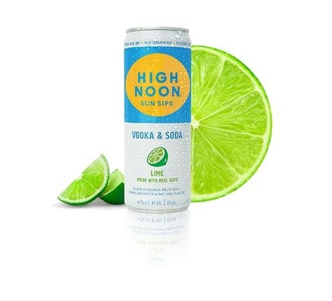 High Noon Lime Seltzer