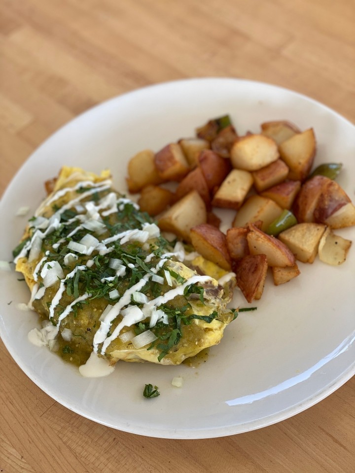 Chile Verde Omelet - Takeout