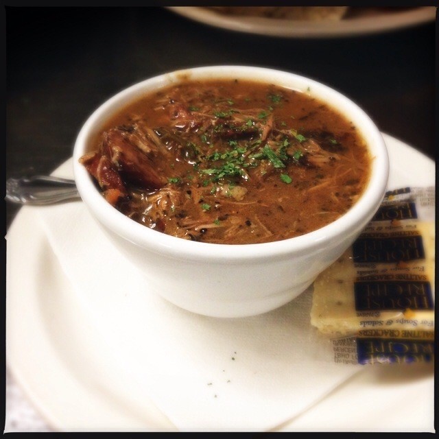 Cup of Gran Jan's Gumbo