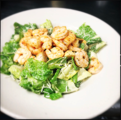 Cajun Shrimp Caesar Salad