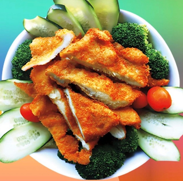 Katsu Chicken Salad