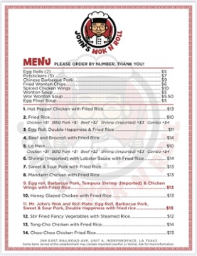John's Wok N Roll