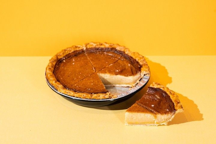 Salted Maple Pie - Slice