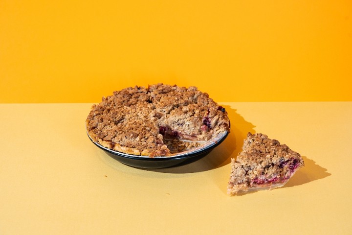 Apple Cranberry Ginger Crumble (V) - Slice