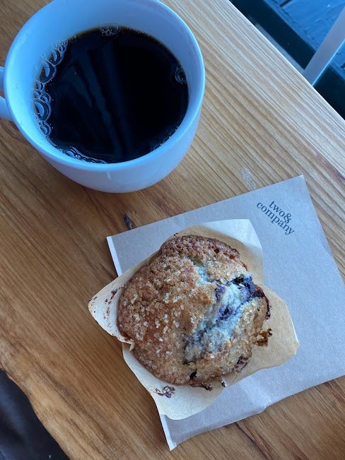 Blueberry Lemon Muffin (Almond Flour) Not GF