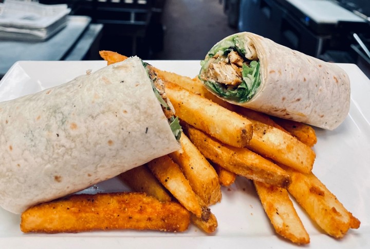 BLACKENED CHICKEN CAESAR WRAP