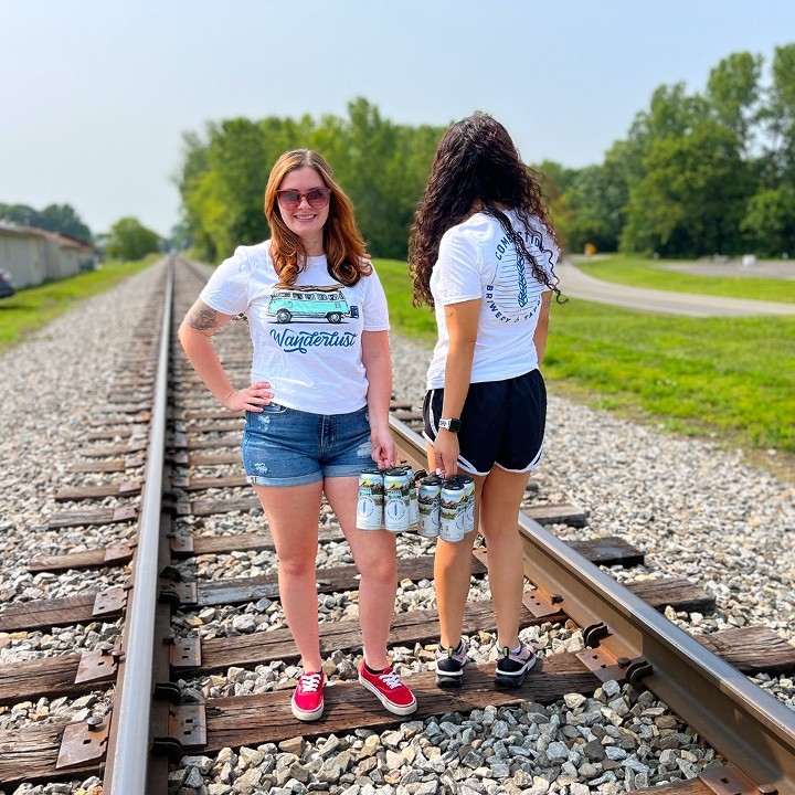 MED White Wanderlust T-Shirt