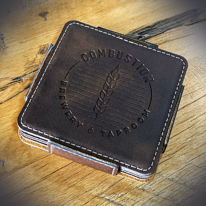 Leather Coaster Set