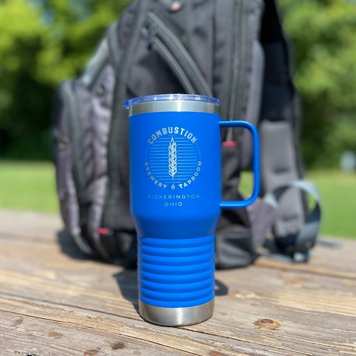 Blue Insulated Travel Mug