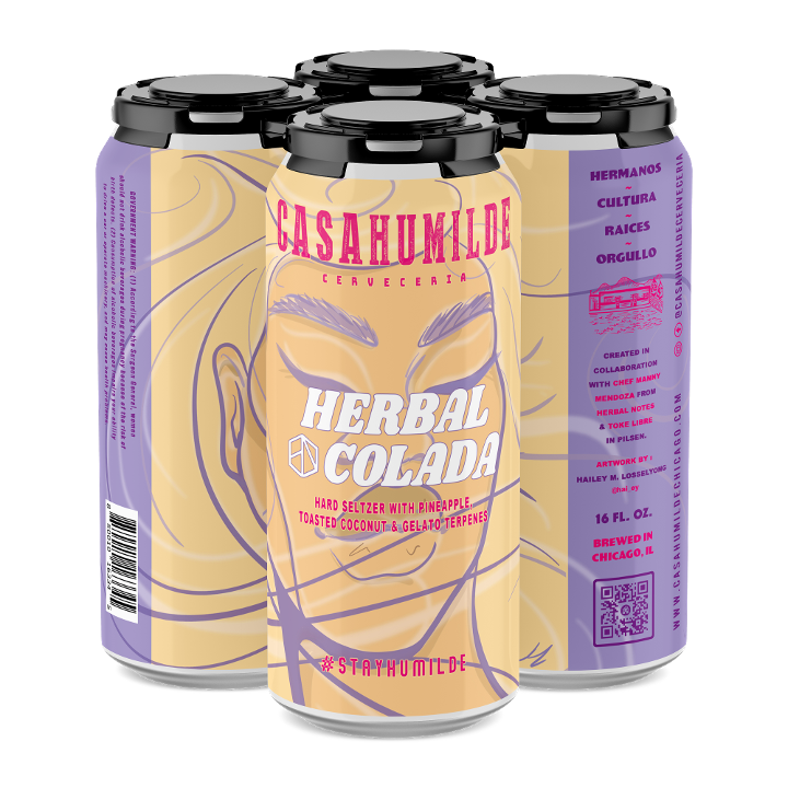 Herbal Colada Tropical Hard Seltzer 4pk