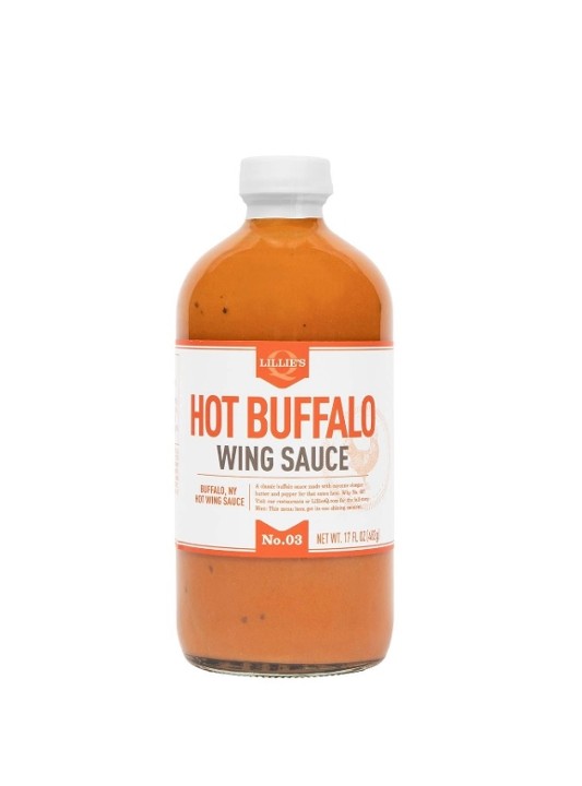 LQ Hot Buffalo Wing Sauce Bottle*