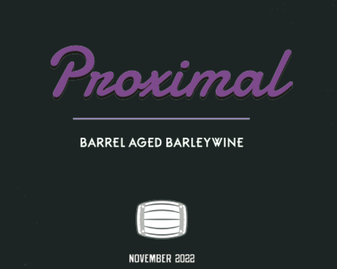 Proximal 2020 Barrel Aged Barley Wine 2pk
