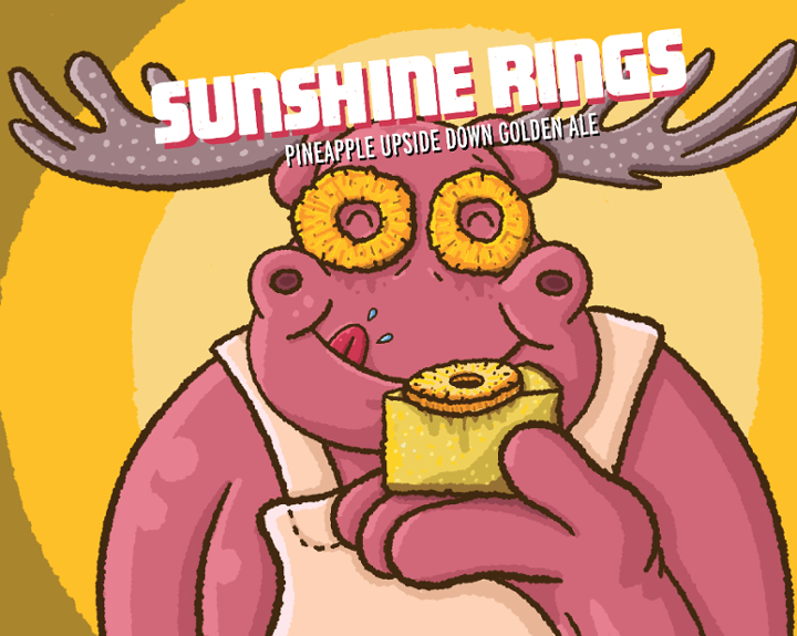 Sunshine Rings Pineapple Upside Down Golden Ale