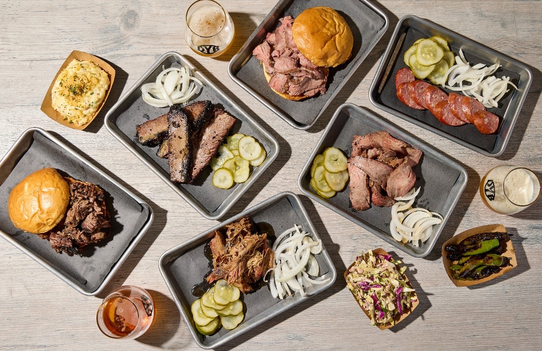 District Brew Yards West Town with Lillie's Q BBQ.