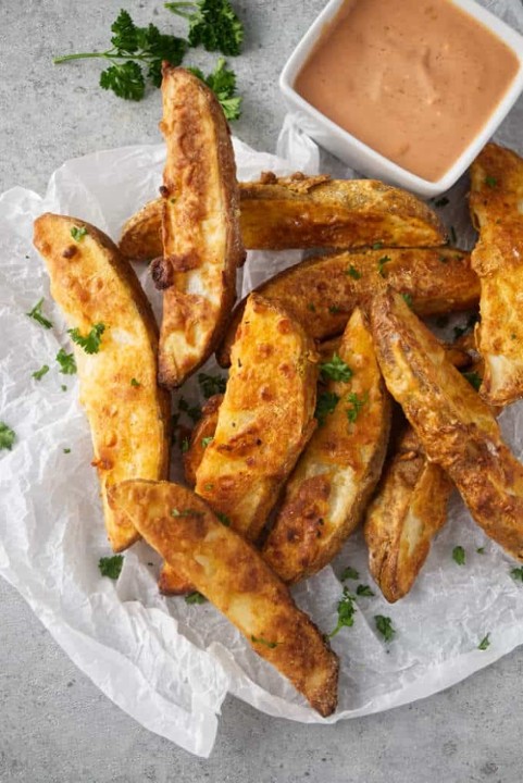 JOJO POTATOES coated in ranch seasoning