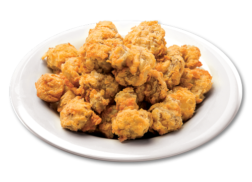 BREADED MUSHROOMS served  with ranch dipping sauce