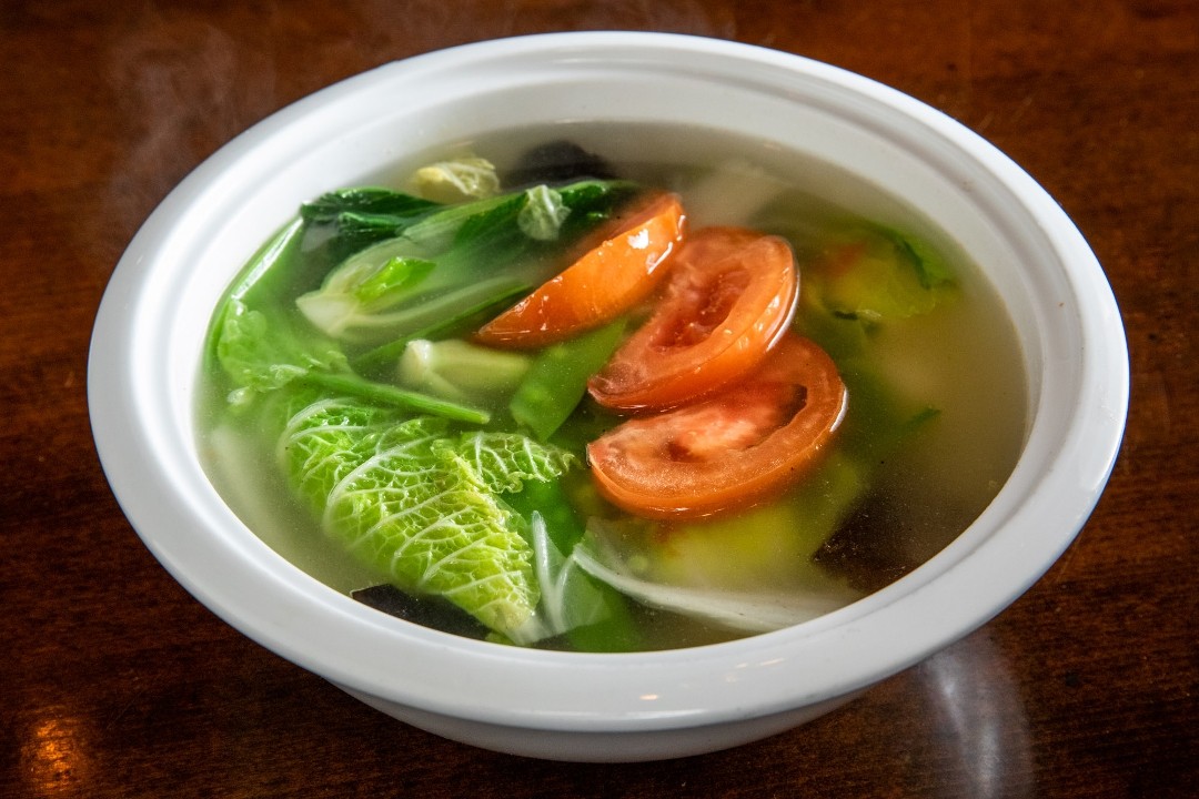 素菜豆腐湯 Mixed Vegetable Tofu Soup GF