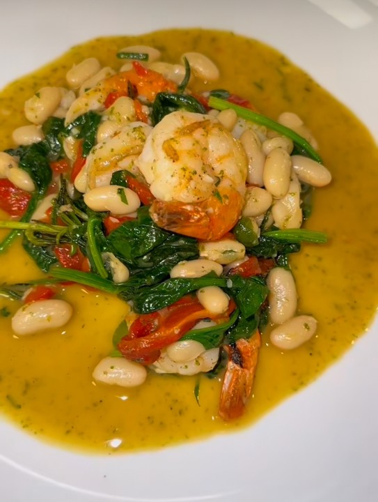 Shrimp And White Beans