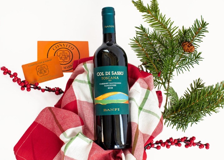 Gift Certificate and Wine $55