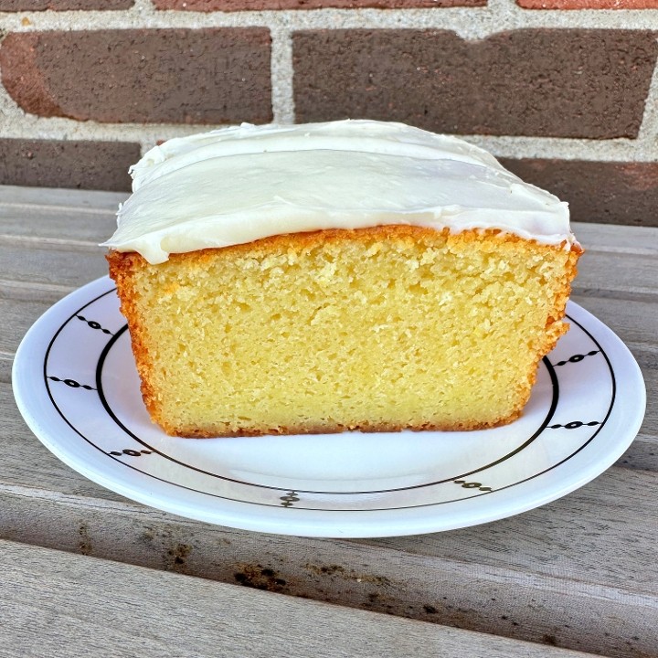 Lemon ricotta cake (slice)