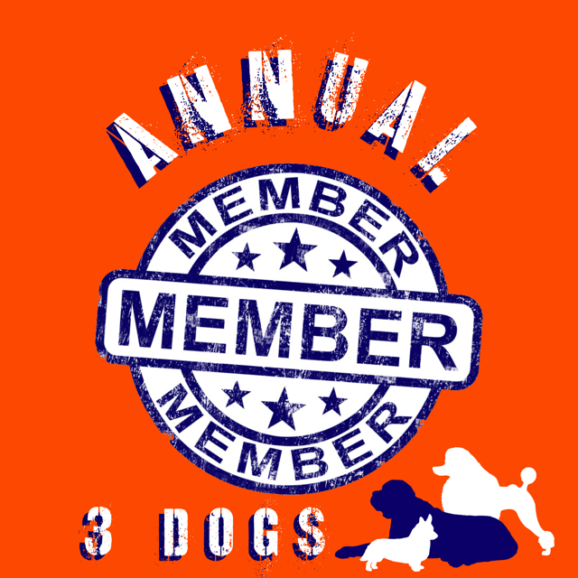 2020 Annual Membership - Three Dogs