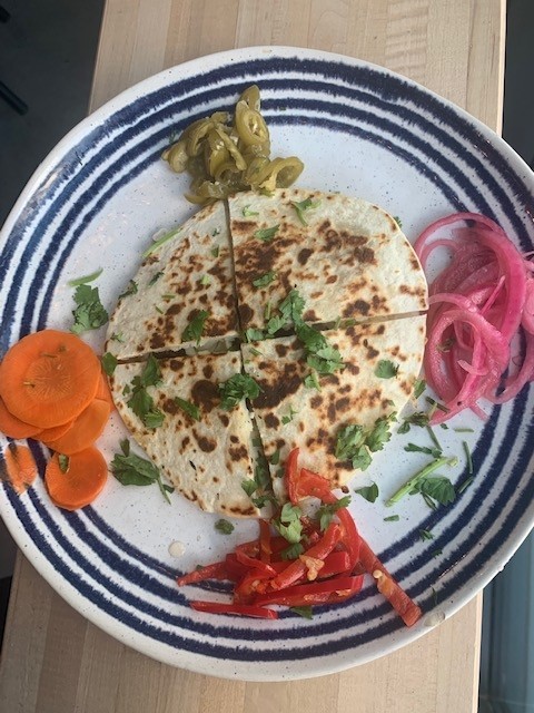 Roasted Mushroom Quesadilla