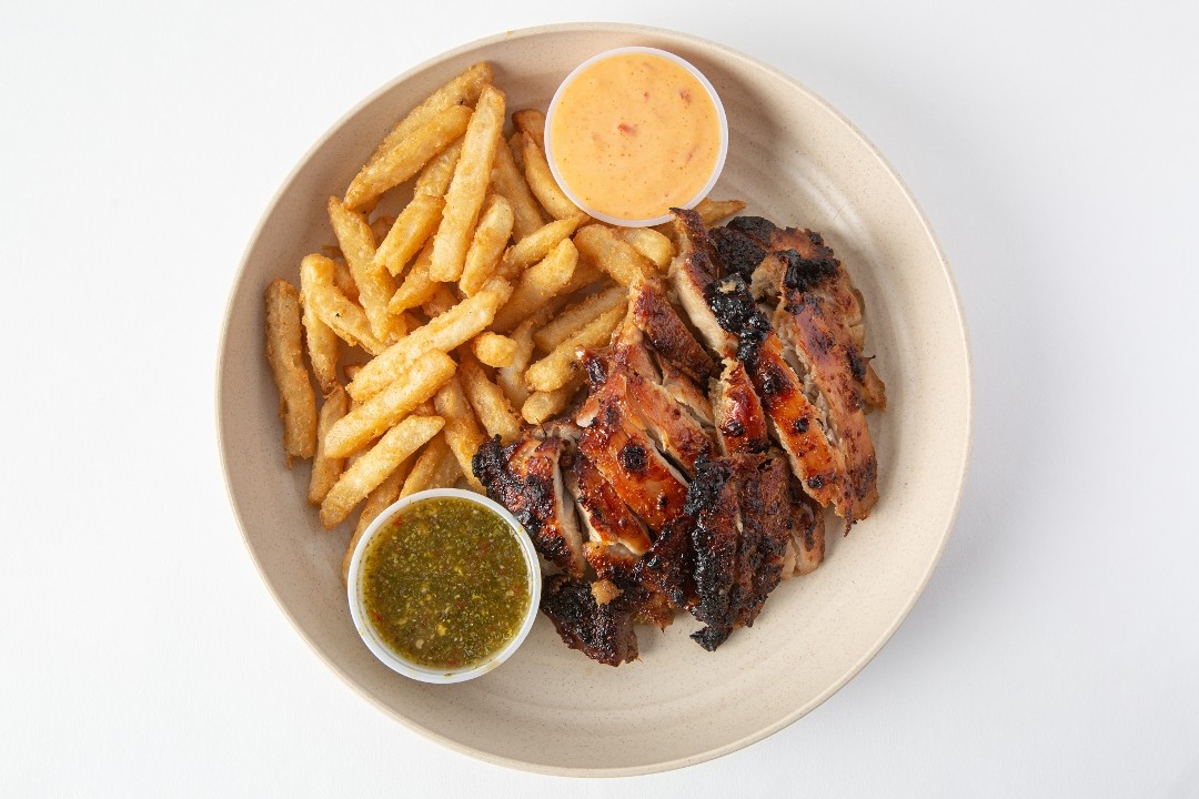 ROASTED CHICKEN + FRIES