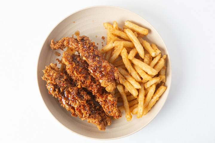 STICKY TENDERS (3 PCs) + FRIES