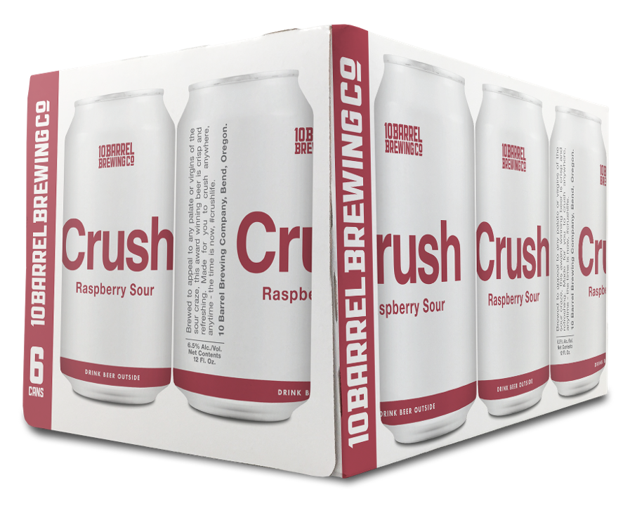 Raspberry Crush 6pk-12oz Sour Beer (5% ABV)