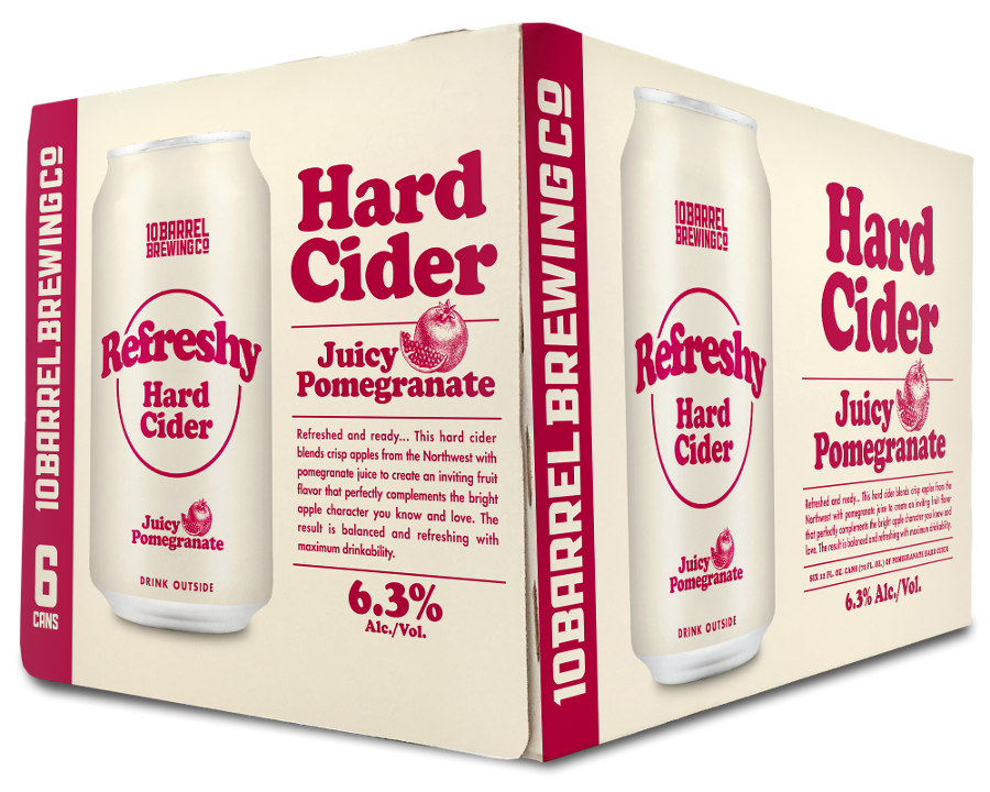 Refreshy 6pk-12oz Pomegranate Hard Cider (6.3% ABV)