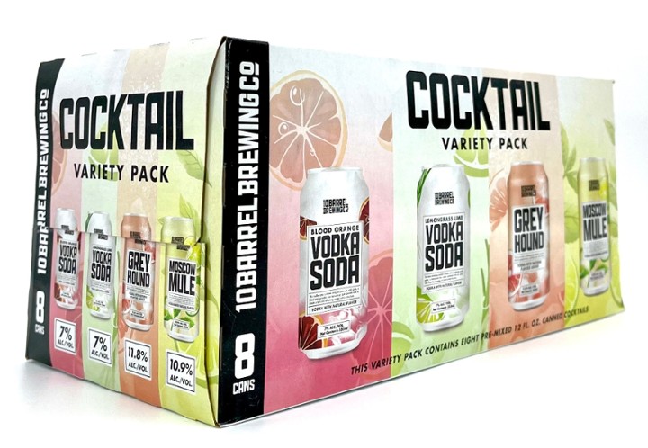 Cocktail Variety 8pk-12oz Cocktail (7%-11.8% ABV)