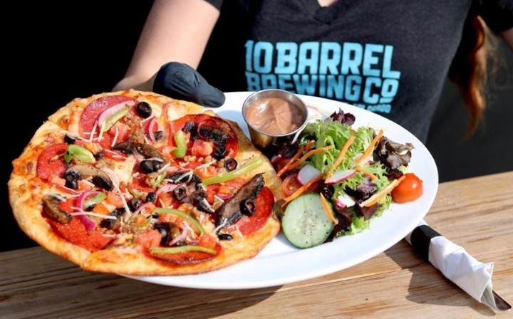 Pizza and Salad