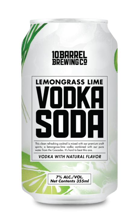 4pk Vodka Soda Lemongrass Lime