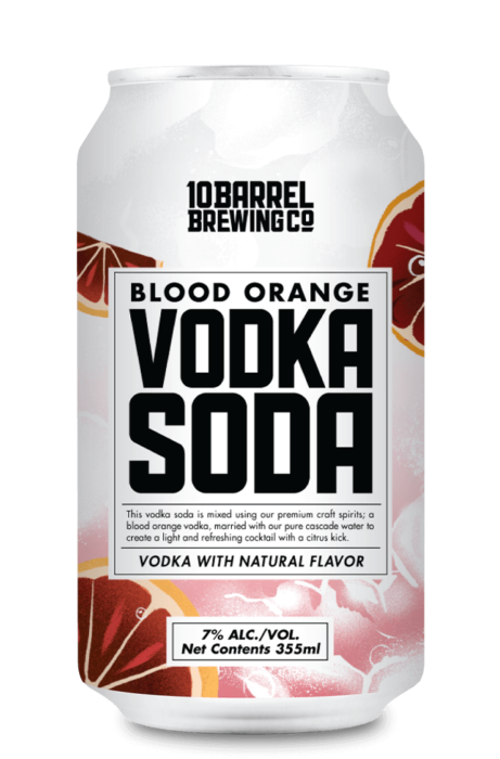 4pk Vodka Soda Blood Orange