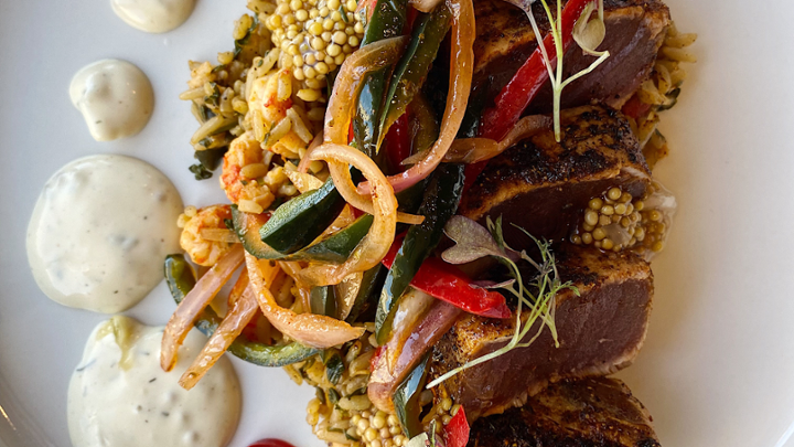 BLACKENED YELLOWFIN TUNA