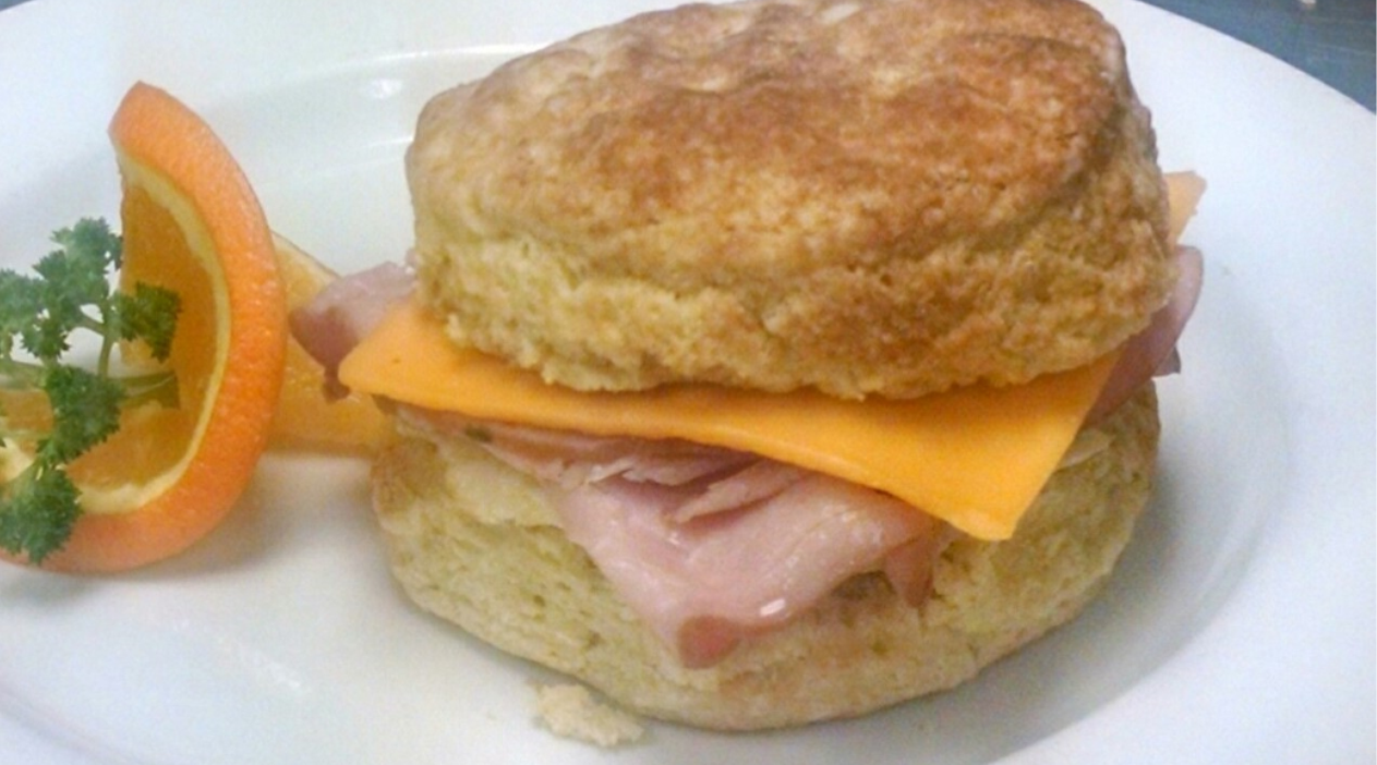 Ham Biscuit Sandwich