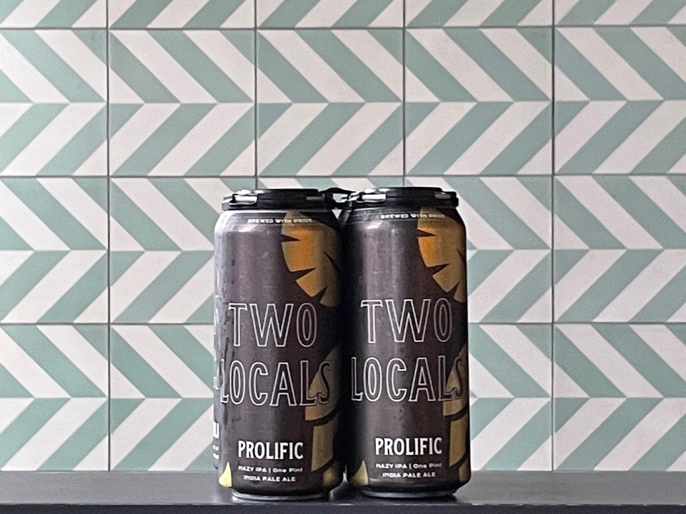 Two Locals Brewing, ´Prolific Hazy IPA´ -Philly, PA 4-pk