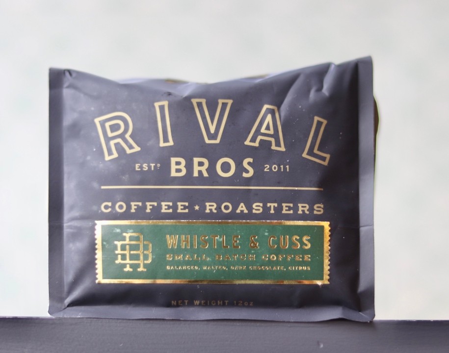 Rival Bros Coffee, ´Whistle & Cuss´ Blend 12oz bag