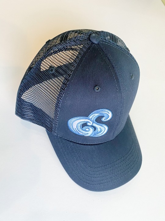Surfer Hat - Deep Navy with embroidery