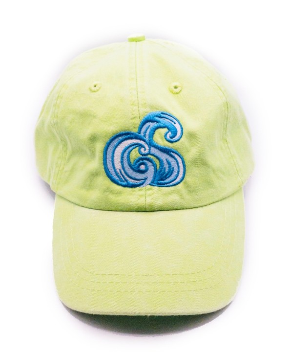Baseball Cap - Lime Green with embroidery