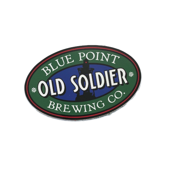 Blue Point x Old Soldier Logo Sticker