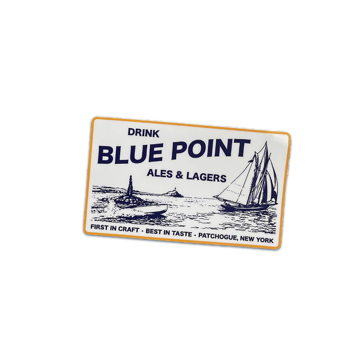 Drink Blue Point Sticker