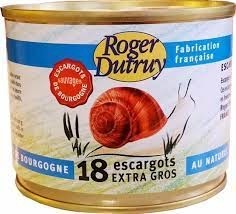 Roger Dutruy Escargots from Burgundy (18 Extra Large Wild Snails)