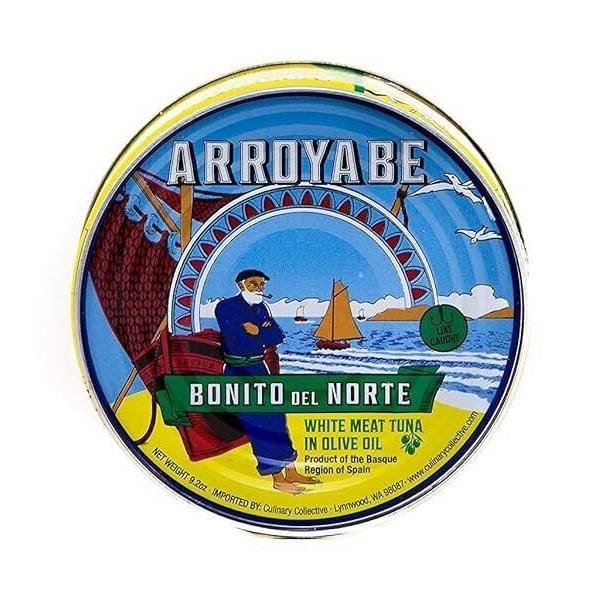 Arroyabe Bonito Del Norte in Olive Oil - Round tin