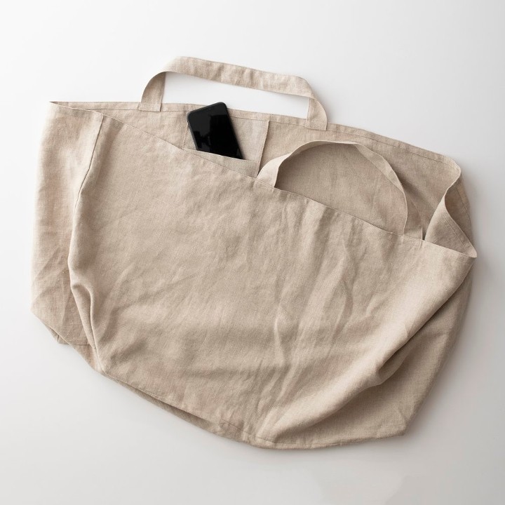 Organic cotton bag gots 165g made in france