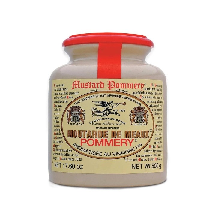 Pommery Mustard from Meaux plastic cap