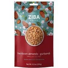 Heirloom Almonds - Gurbandi (Raw), Vegan 5 oz