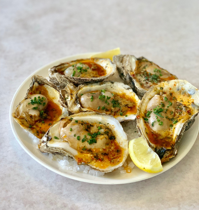 CHARGRILLED OYSTERS