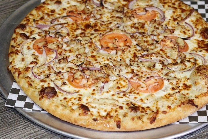 Garlic Chicken Pizza