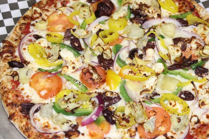 Greek Veggie Pizza